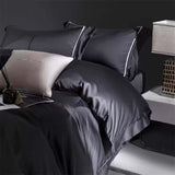 Soft Grey and Gold Horse Jacquard Cotton Bed Linen Set