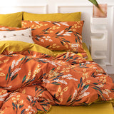 Cotton Bed Linen Four-Piece Set for Summer
